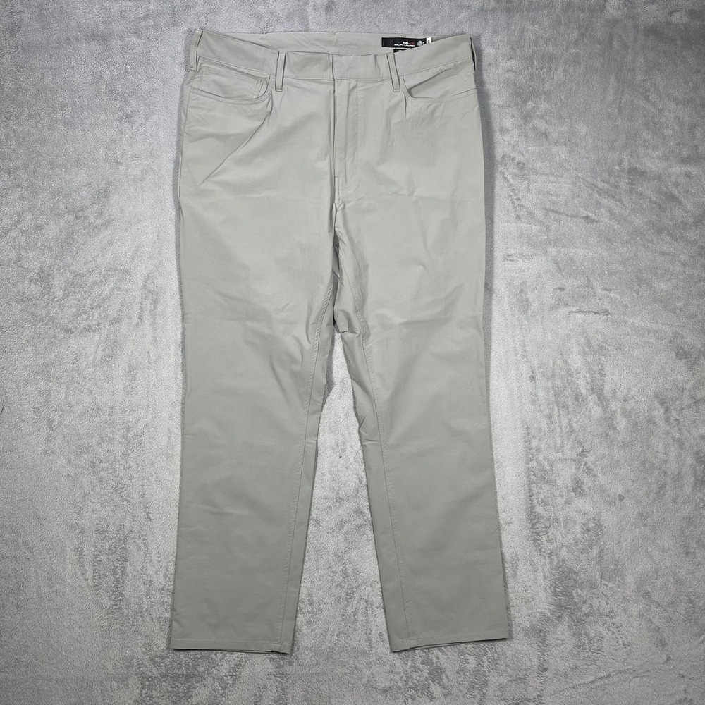 RLX Ralph Lauren Golf Pants Mens 36x30 Grey Tailored Fit Stretch Tech